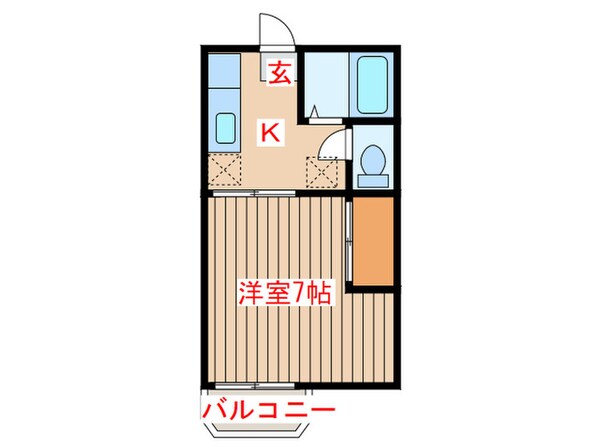 ファミーユHAMATOMIの物件間取画像